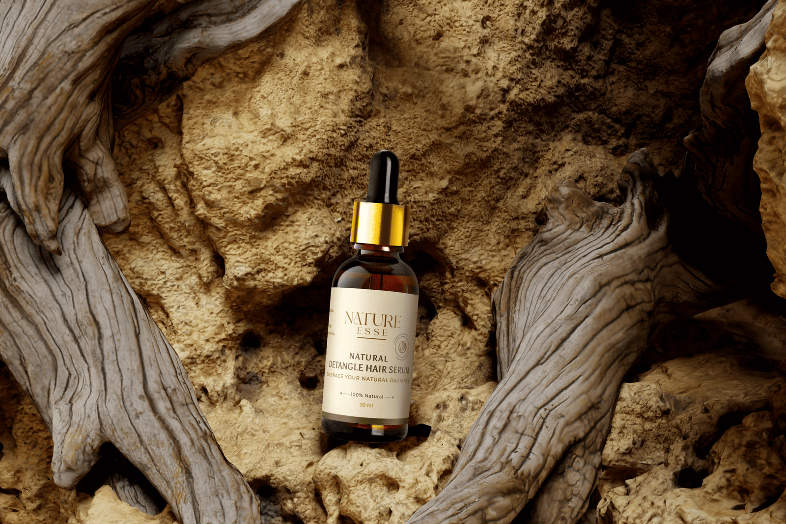 Nature Dropper Botlle Mockup